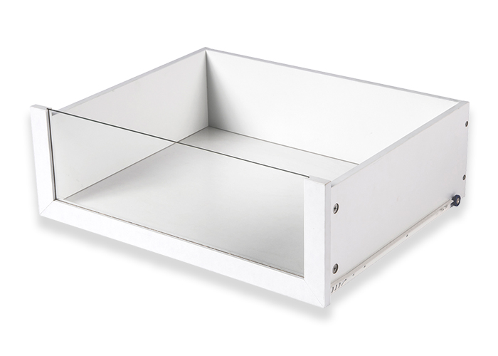 WalkIn Wardrobe Glass Front Drawer Flexi Storage