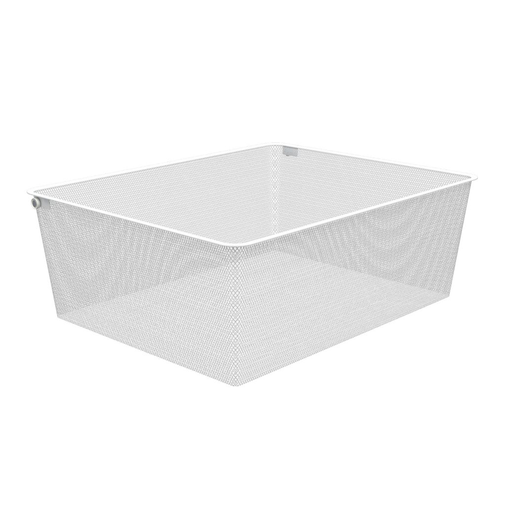 Wardrobe 4 Drawer 3 Shelf Unit White – Flexi Storage