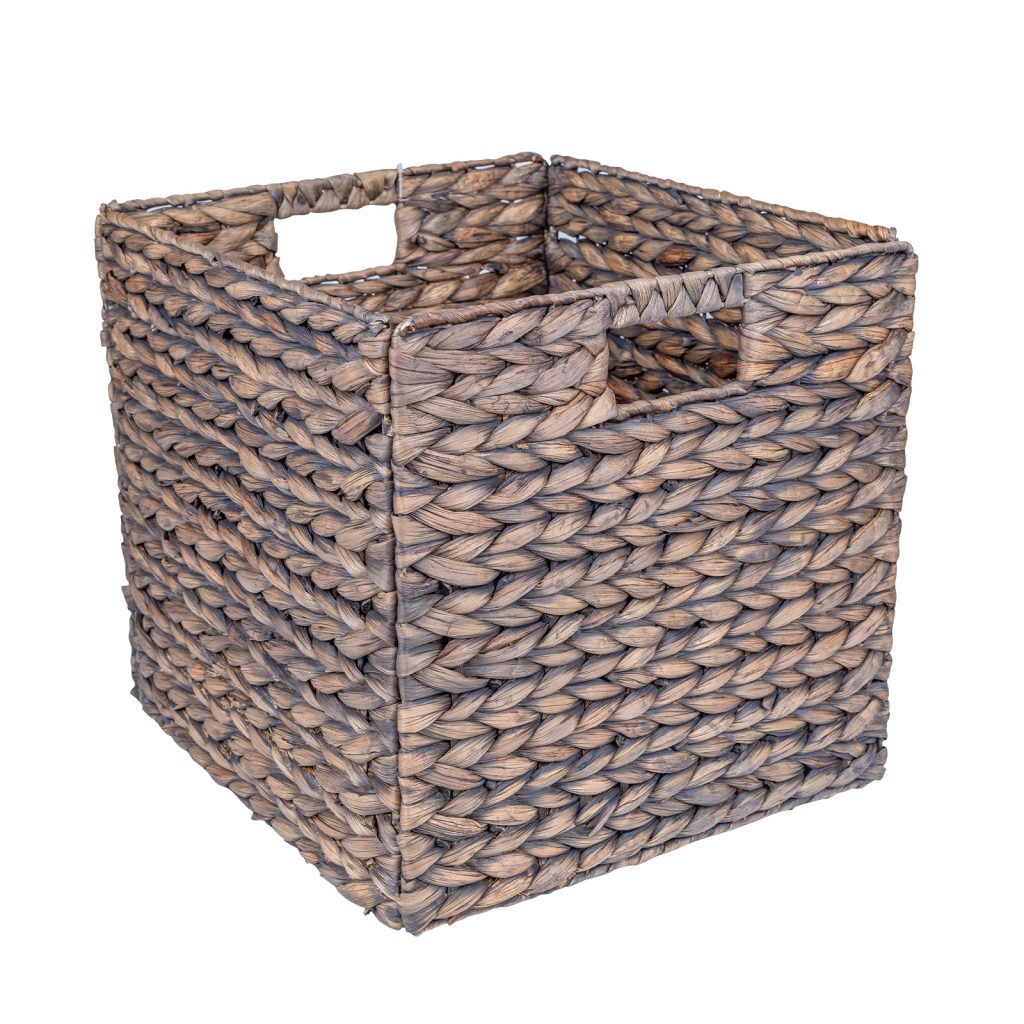 Clever Cube Natural Insert Water Hyacinth White Flexi Storage