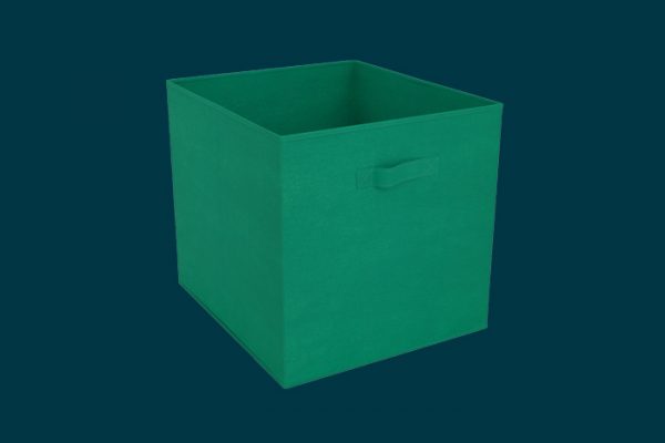 Flexi Storage Clever Cube Fabric Insert Jungle Green isolated