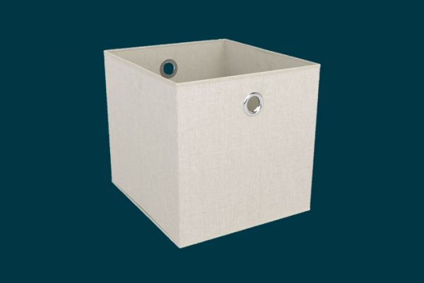 Flexi Storage Clever Cube Premium Fabric Insert Sandy White isolated