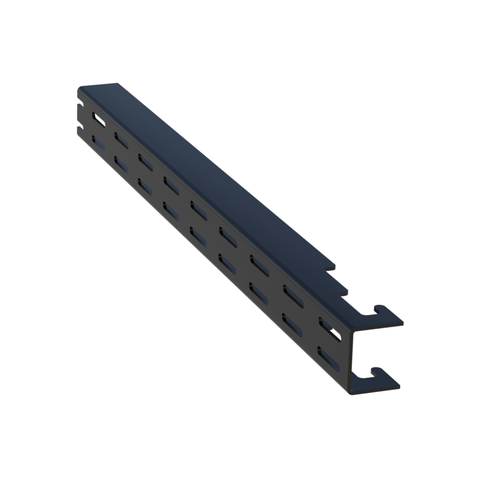 Home Solutions Double Slot Wall Strip Black 300mm