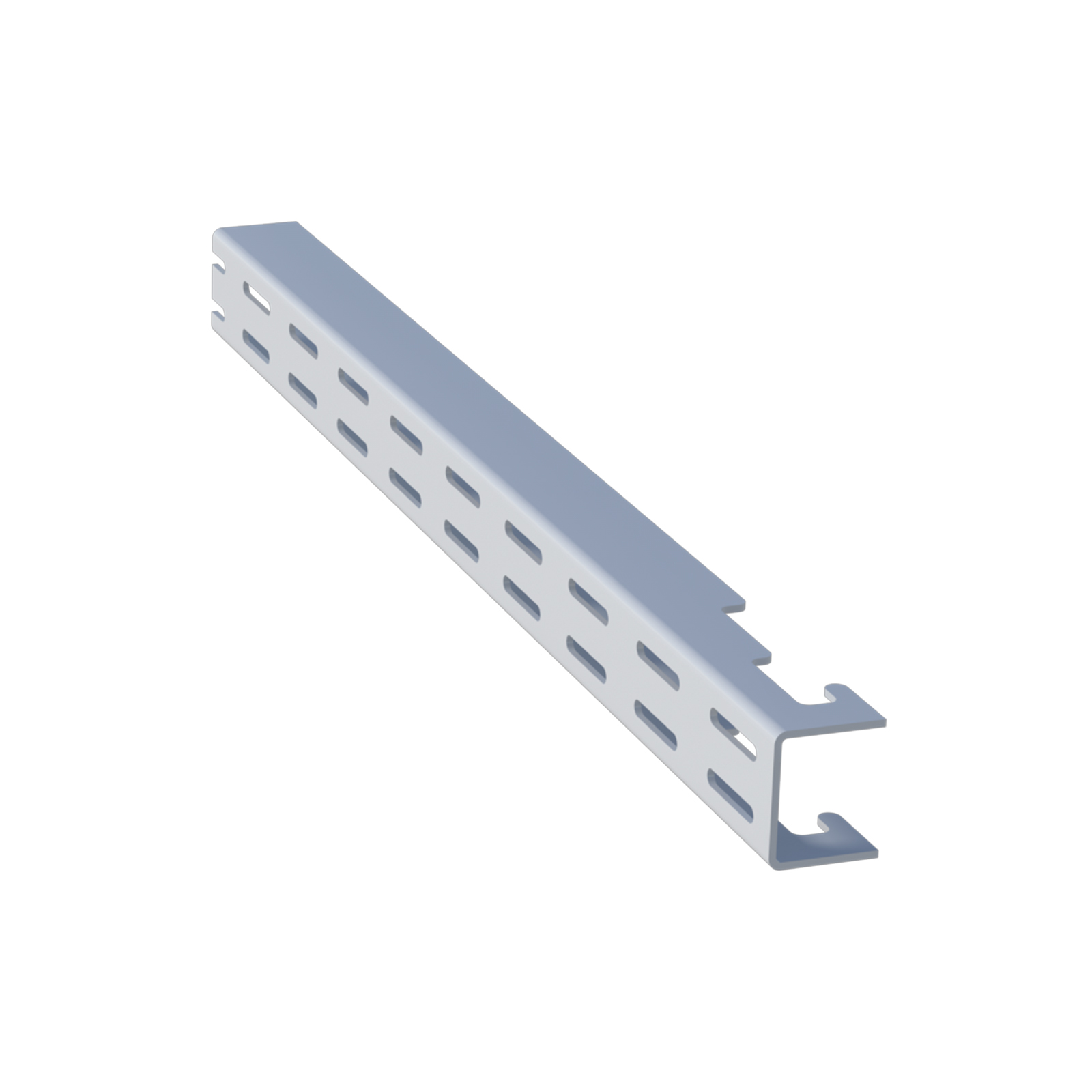 Home Solutions Double Slot Wall Strip White 300mm