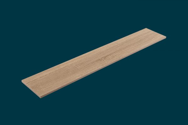 Flexi Storage Home Solutions Timber Shelf Oak 1200x200x16mm isolated