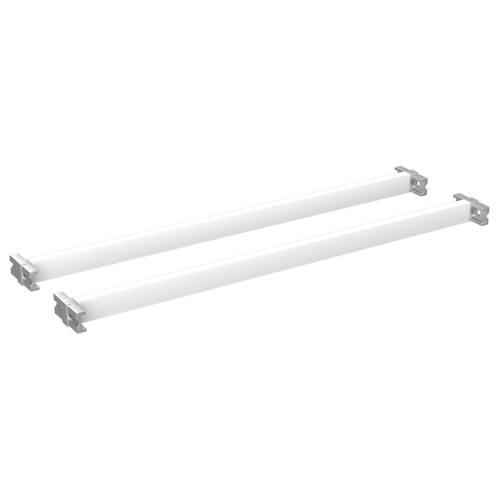 Home Solutions 230mm Cross Bars & T-Connector White