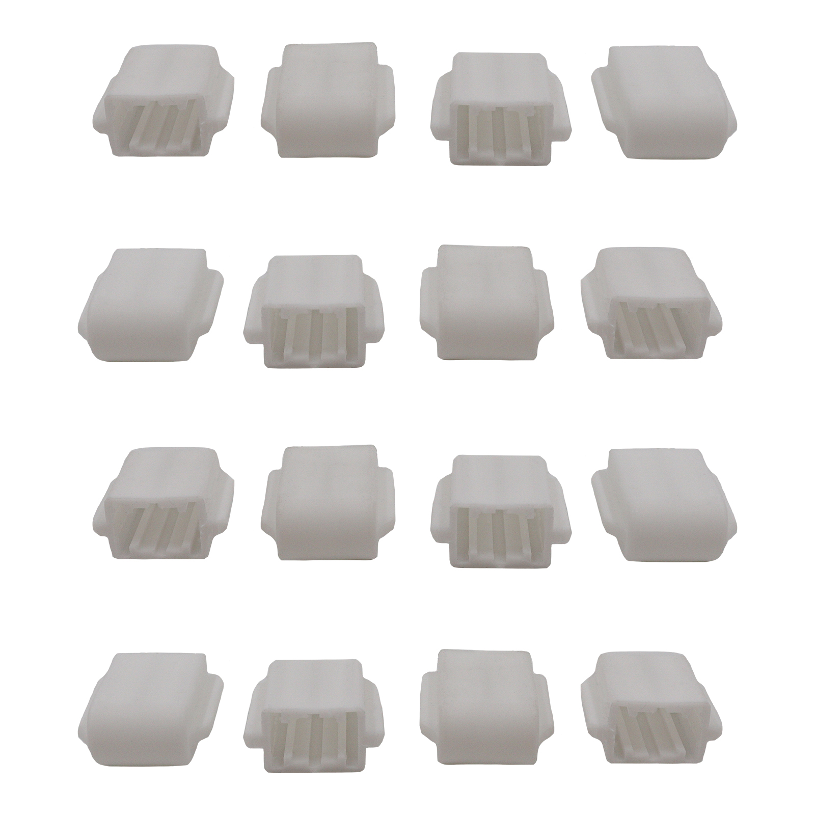 Home Solutions Wire Shelf Bracket Nose End Cover White 12PK
