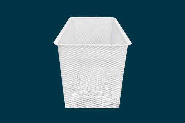 Flexi Storage Home Solutions Half Width Mesh Basket 2 Runner 185mm isolated