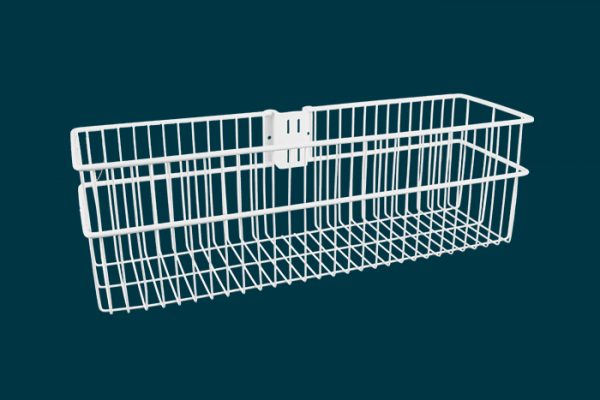 Home Solutions Large Deep Storage Basket White Flexi Large Deep Storage Basket White, Wall Storage Baskets Bunnings