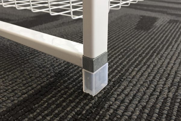 Flexi Storage Home Solutions Runner Frame Feet installed on Runner Frame via T Connector