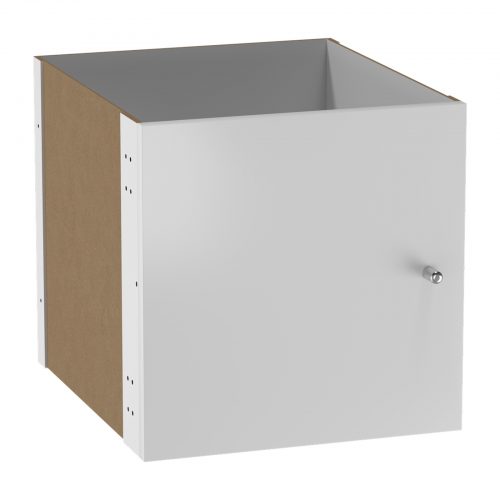Flexi Storage Clever Cube Timber Insert 2 Door White High Gloss isolated