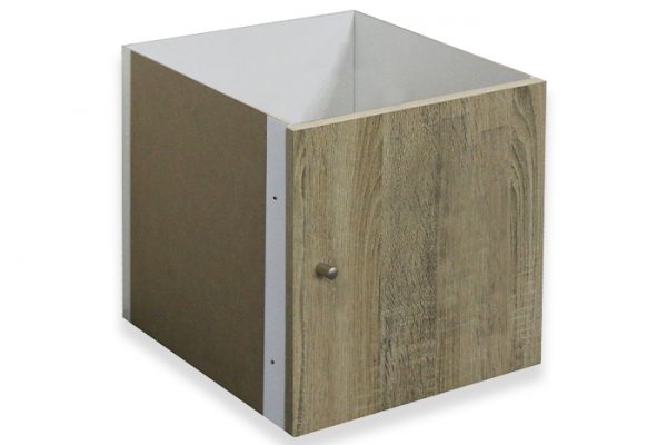 Clever Cube Timber Insert 1 Door Oak – Flexi Storage