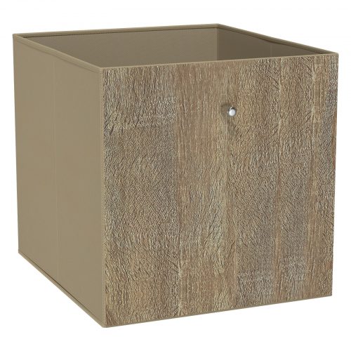 Flexi Storage Clever Cube Timber Insert 1 Drawer Oak isolated