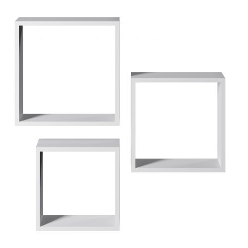 Flexi Storage Decorative Shelving Wall Mount Cubes 3PK isolated