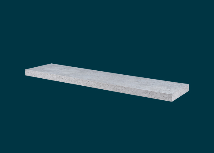 Floating Shelf Grey Concrete 900x240x38mm