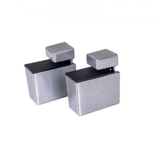 Flexi Storage Decorative Shelving Recto Shelf Clip Aluminium 2 Pack isolated