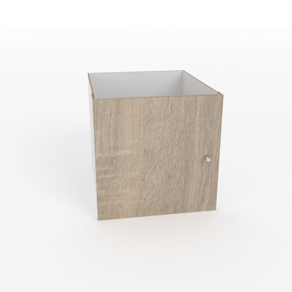 Clever Cube Timber Insert 1 Door Oak Flexi Storage