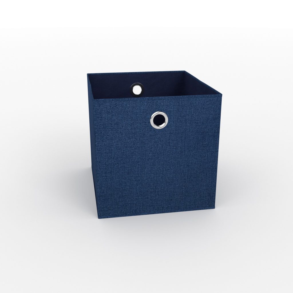 Clever Cube Premium Fabric Insert Steel Blue Flexi Storage